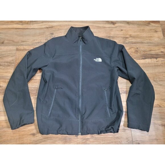 The North Face Jacket Men’s Large Black Soft Shell Full Zip Fleece Lined - Picture 5 of 11
